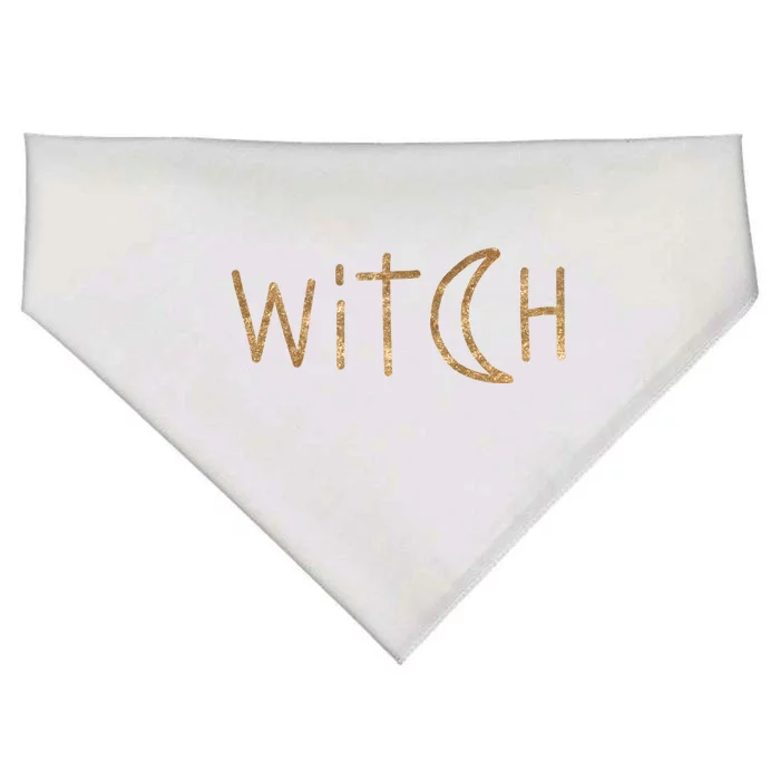 Witch Moon October Halloween USA-Made Doggie Bandana