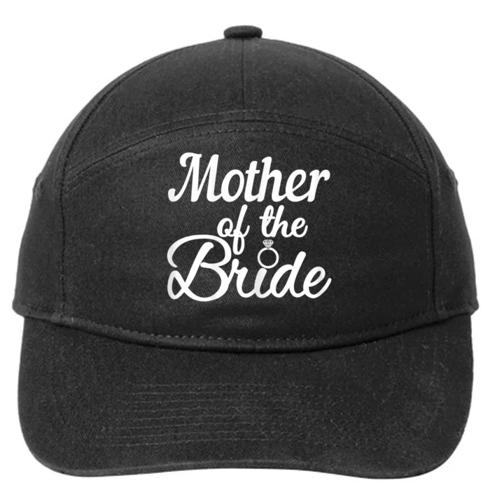 Womens Mother Of The Bride, Wedding, Bridal Shower Party, Matching 7-Panel Snapback Hat