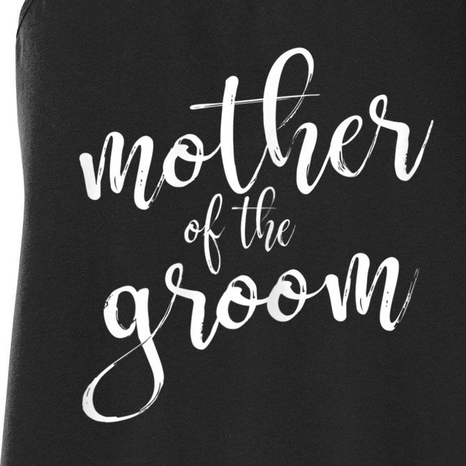 Womens Mother Of The Groom Matching Bridal Shower Women's Racerback Tank