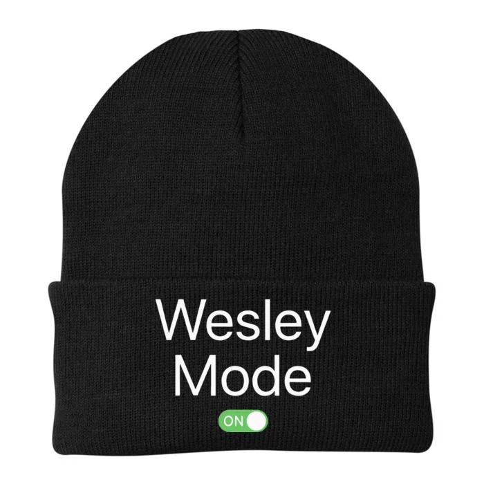 Wesley Mode On First Name Smartphone Design Novelty Knit Cap Winter Beanie