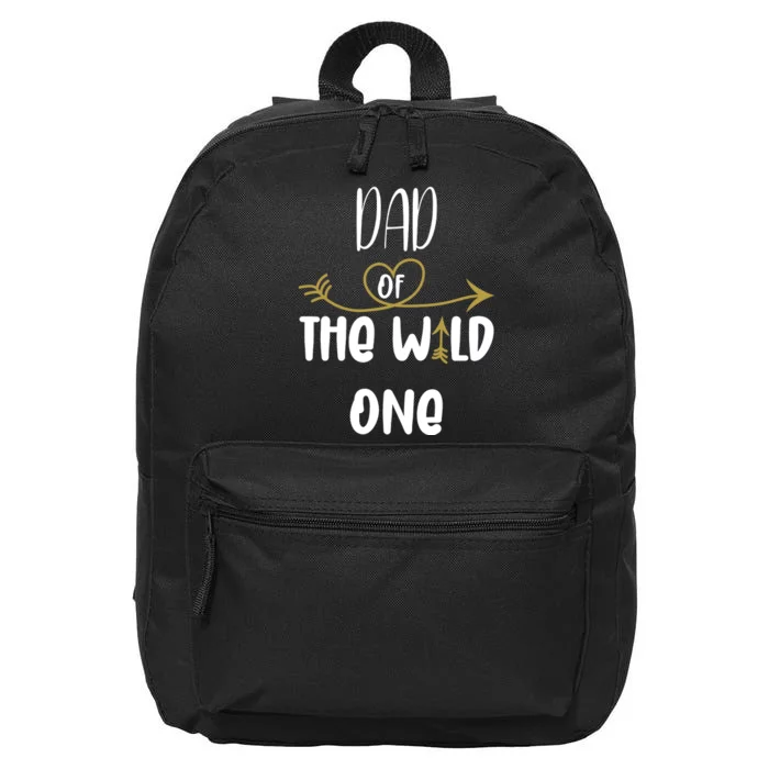 Womens Mom Of The Wild One 1st Birthday First Thing Mommy 16 in Basic Backpack