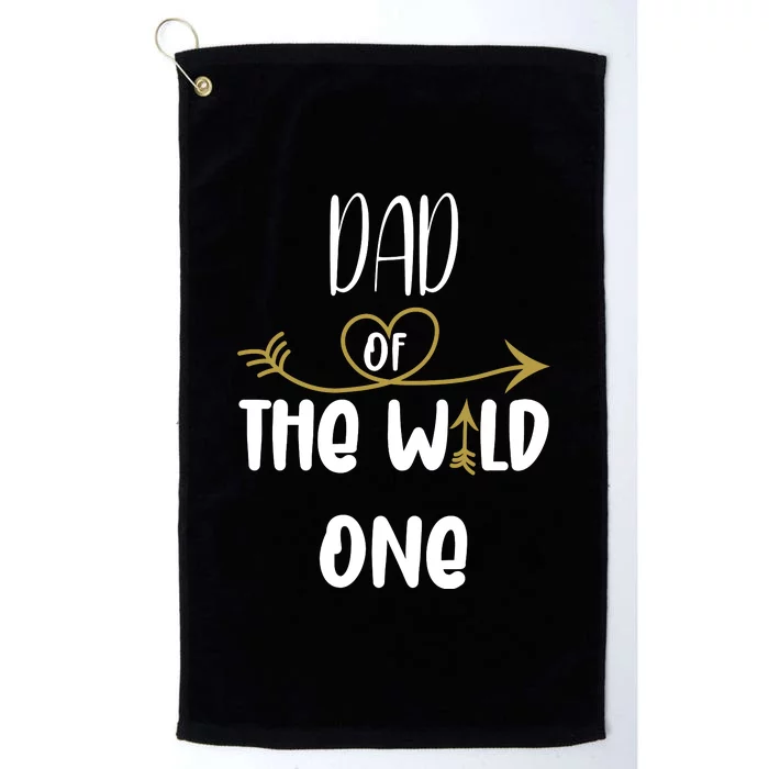 Womens Mom Of The Wild One 1st Birthday First Thing Mommy Platinum Collection Golf Towel