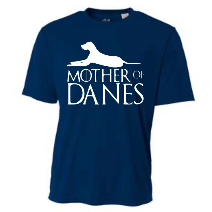 Womens Mother Of Danes Funny Funny Great Dane Cooling Performance Crew T-Shirt