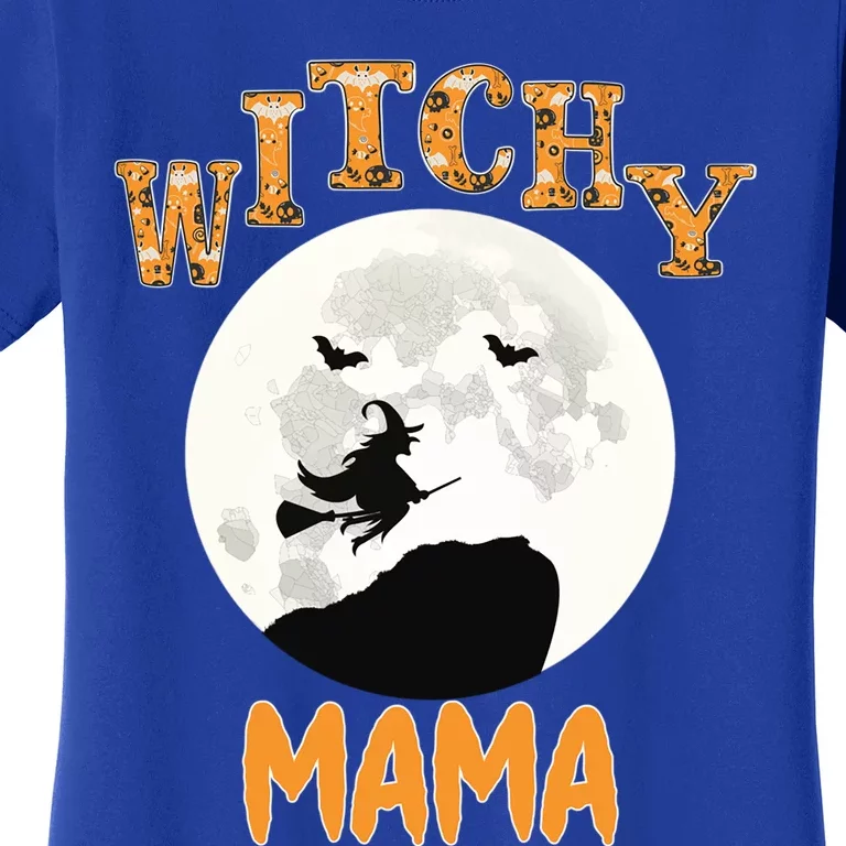 Witchy Mama One Spooky Mama Groovy Spooky Mama Gift Women's T-Shirt