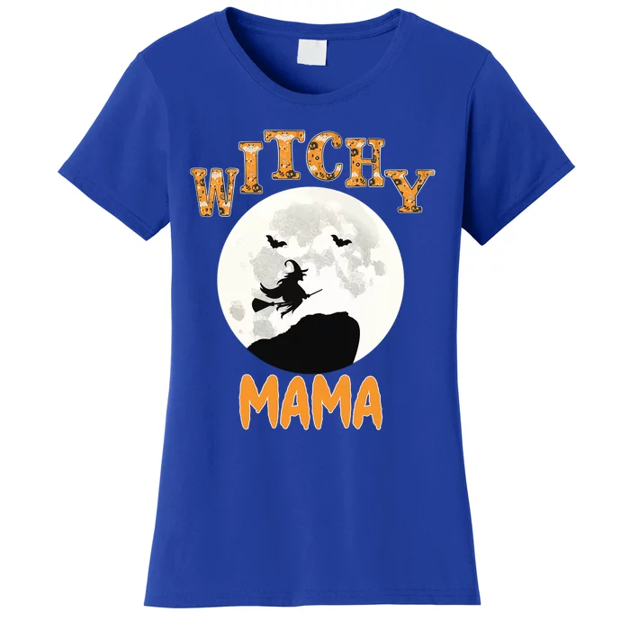 Witchy Mama One Spooky Mama Groovy Spooky Mama Gift Women's T-Shirt