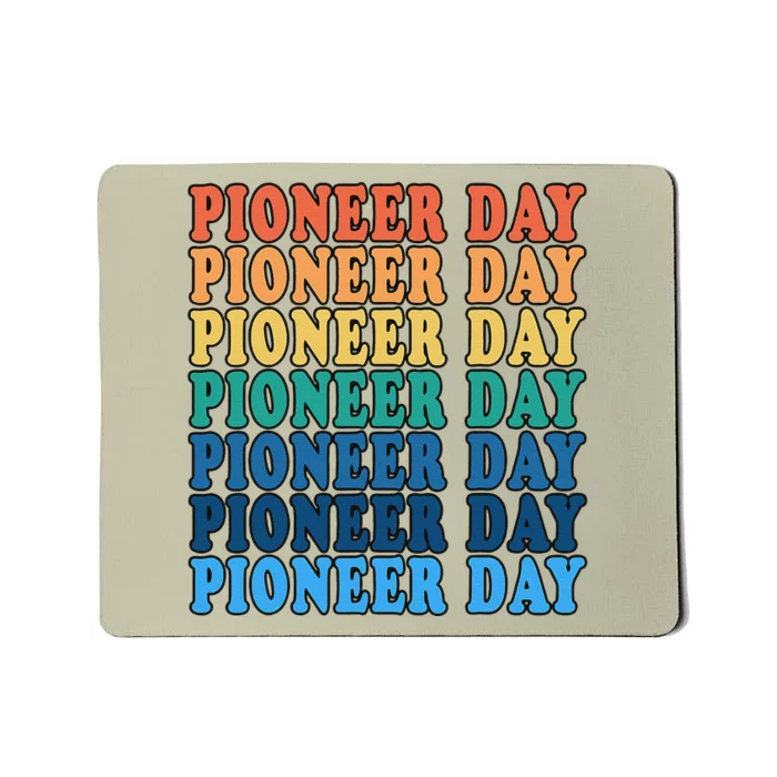 Women's Mormon Pioneers Day Celebration Retro Utah Mousepad