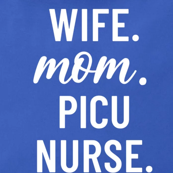 Wife Mom Picu Nurse Appreciation Cute Gift Zip Tote Bag