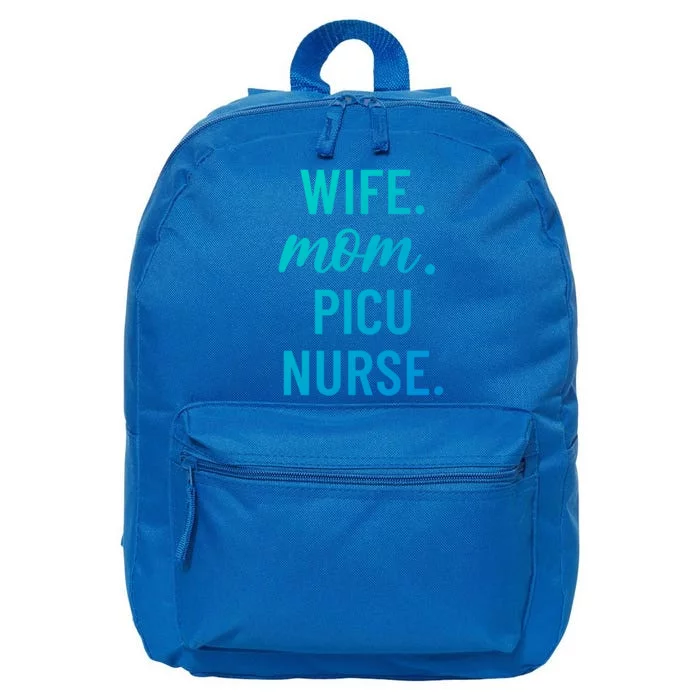 Wife Mom Picu Nurse Appreciation Cute Gift 16 in Basic Backpack