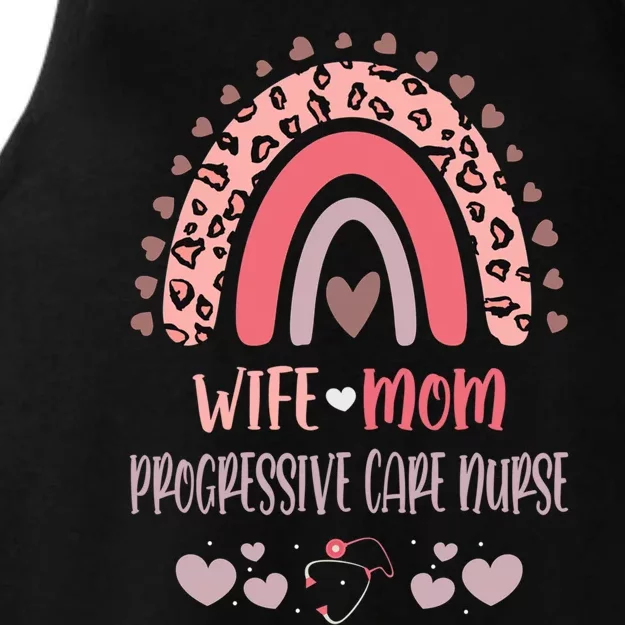 Wife Mom Progressive Care Nurse Strong As A Mother Nurse Mom Gift Ladies Tri-Blend Wicking Tank