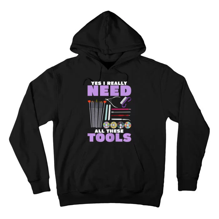 Womens Manicurist Pedicurist For Nail Artists Funny Tools Tall Hoodie