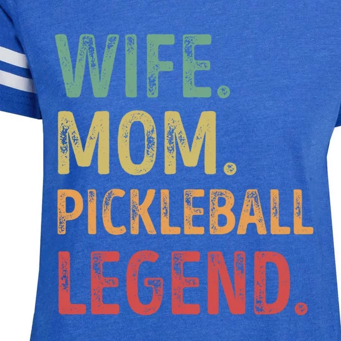 Wife Mom Pickleball Legend Cute Gift Enza Ladies Jersey Football T-Shirt