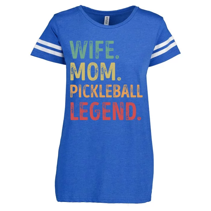 Wife Mom Pickleball Legend Cute Gift Enza Ladies Jersey Football T-Shirt