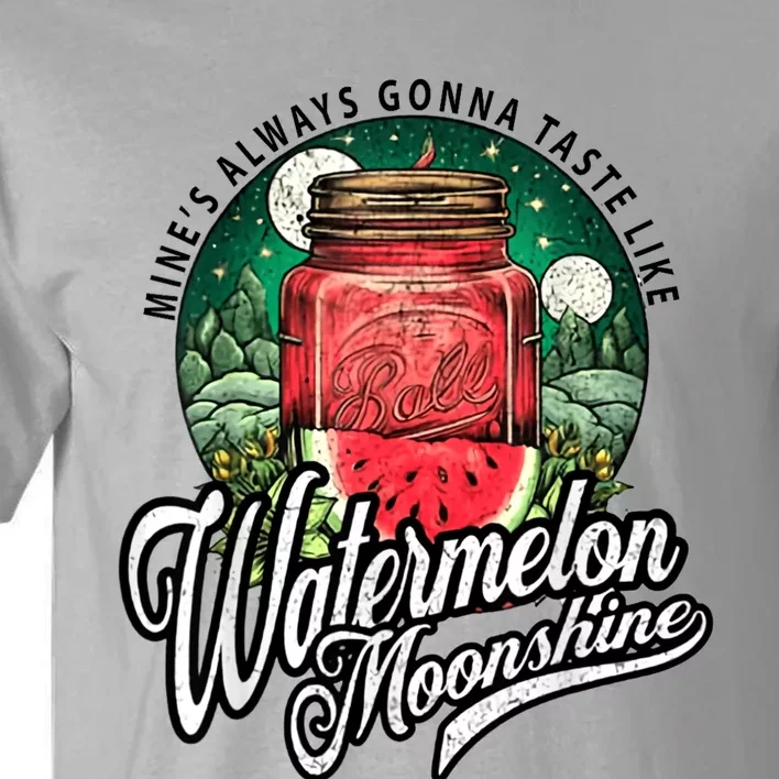 Watermelon Moonshine Retro Country Music Tall T-Shirt