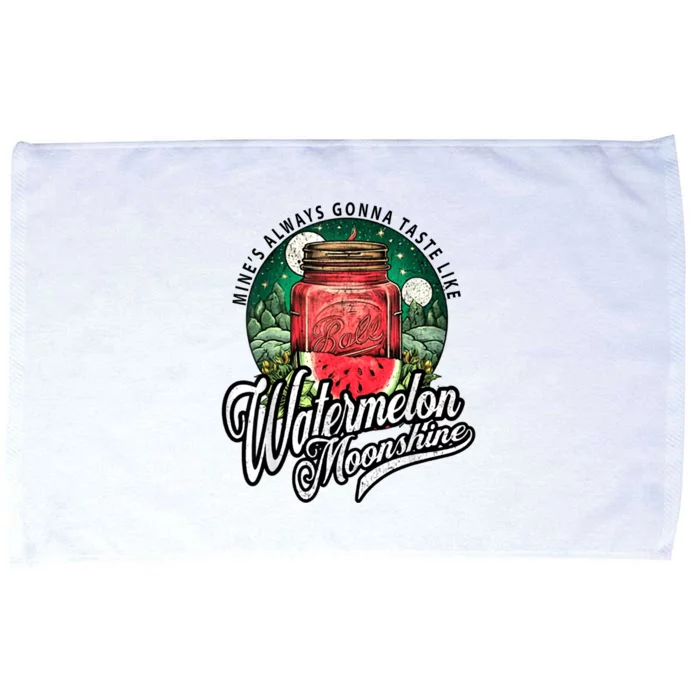 Watermelon Moonshine Retro Country Music Microfiber Hand Towel