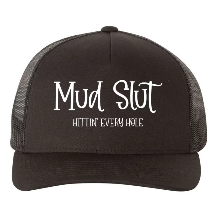 Womens Mud Run Race Team 4x4 Offroading ATV Mud Slut Yupoong Adult 5-Panel Trucker Hat