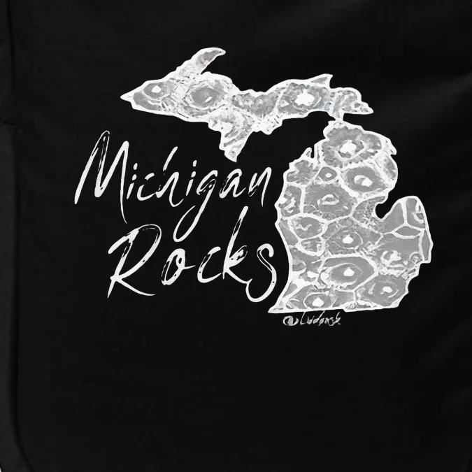 Womens MICHIGAN ROCKS PETOSKEY STONE Impact Tech Backpack