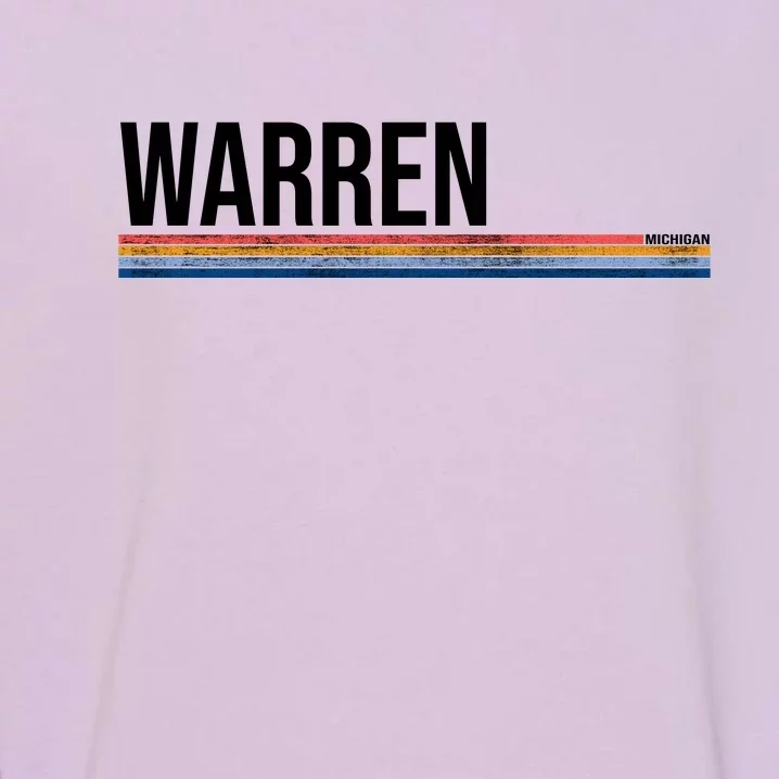 Warren Michigan Retro Logo Garment-Dyed Sweatshirt