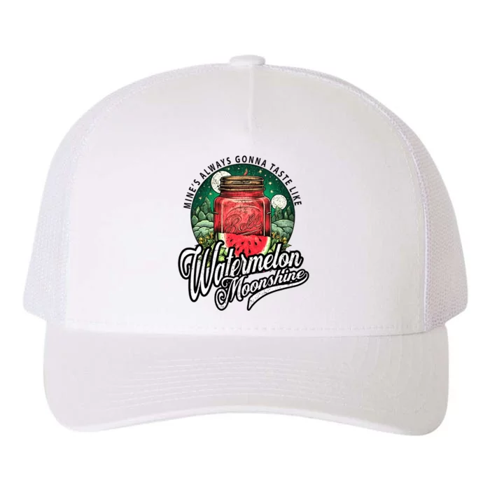 Watermelon Moonshine Retro Country Music Yupoong Adult 5-Panel Trucker Hat