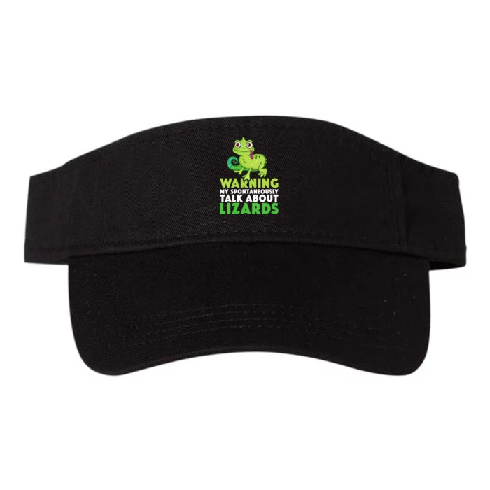 Warning May Spontaneously Talk About Lizards Lizard Reptiles Valucap Bio-Washed Visor