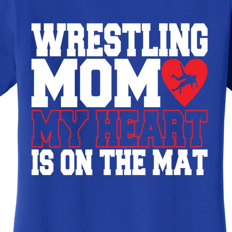 Wrestling Mom Style Freestyle Wrestling Cute Gift Women's T-Shirt