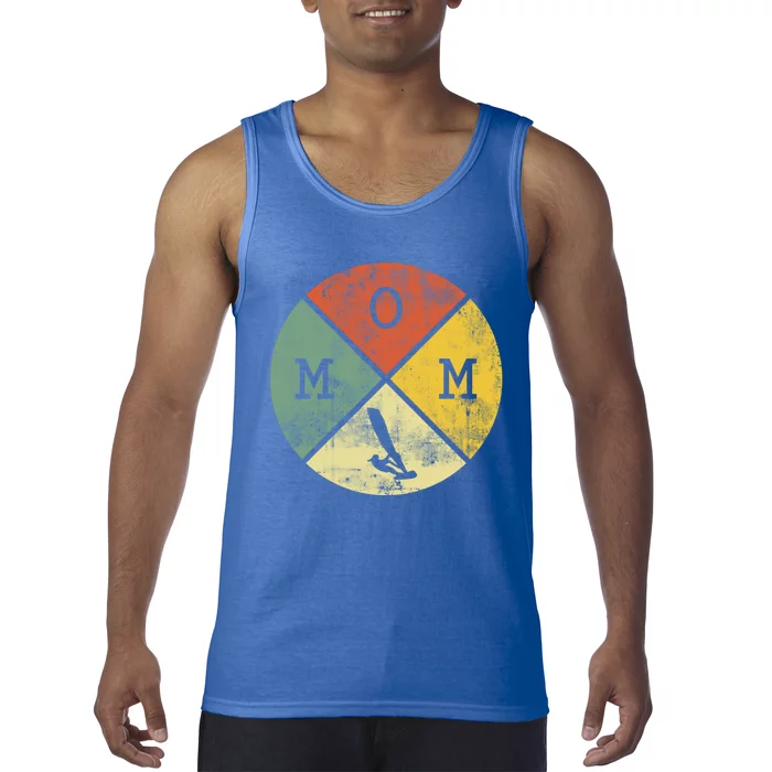 Windsurfing Mom Surfing Windsurfer Windsurf Retro Vintage Gift Tank Top