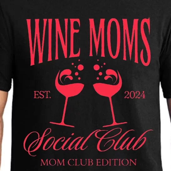 Wine Moms Social Club Brunch Day Drinking Matching Pajama Set