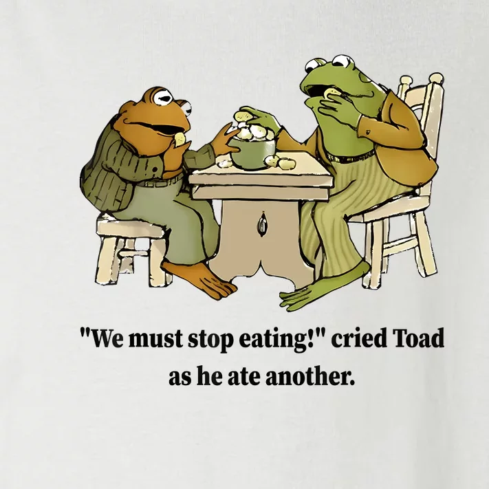 We Must Stop Eating Cried Toad As He Ate Another Frog Quote Toddler Long Sleeve Shirt