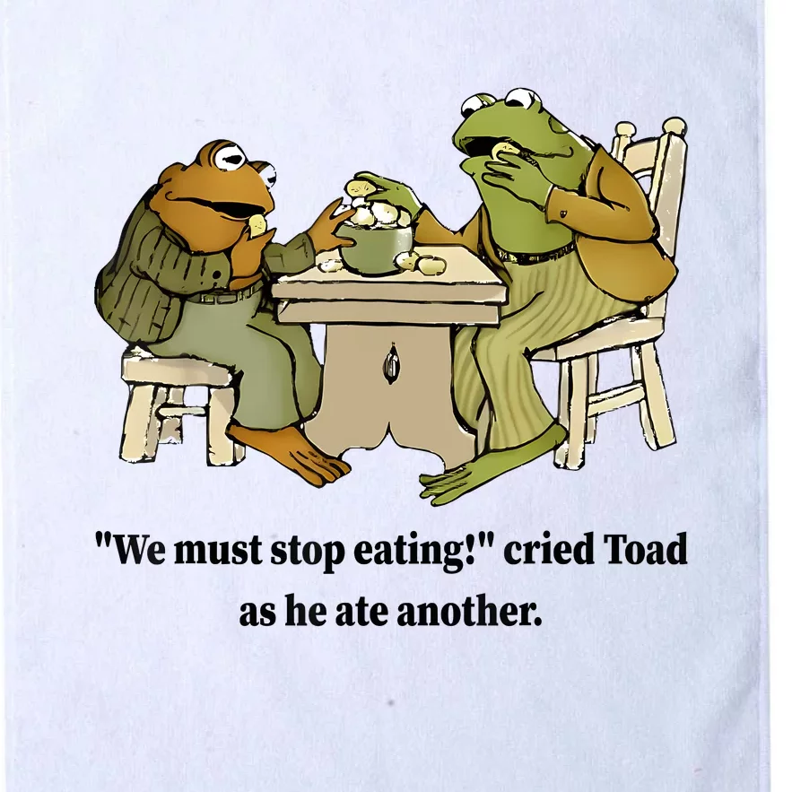 We Must Stop Eating Cried Toad As He Ate Another Frog Quote Platinum Collection Golf Towel