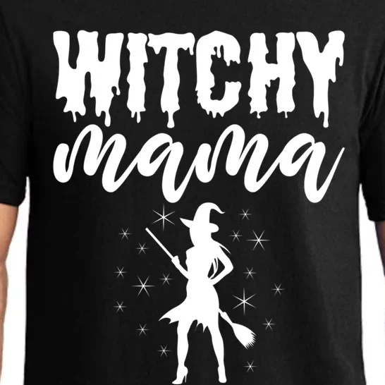 Witchy Mama Spooky Witch Lover Mom Witchcraft Mother Gift Pajama Set