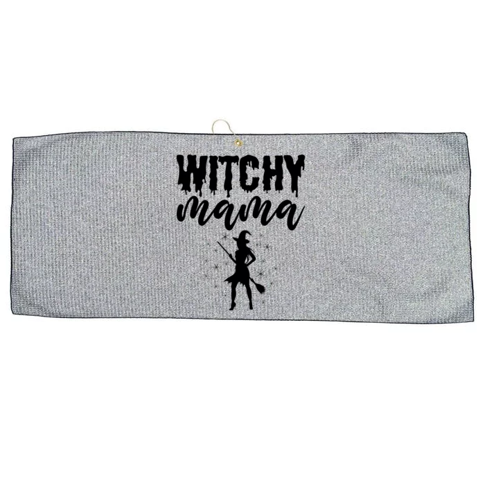 Witchy Mama Spooky Witch Lover Mom Witchcraft Mother Gift Large Microfiber Waffle Golf Towel