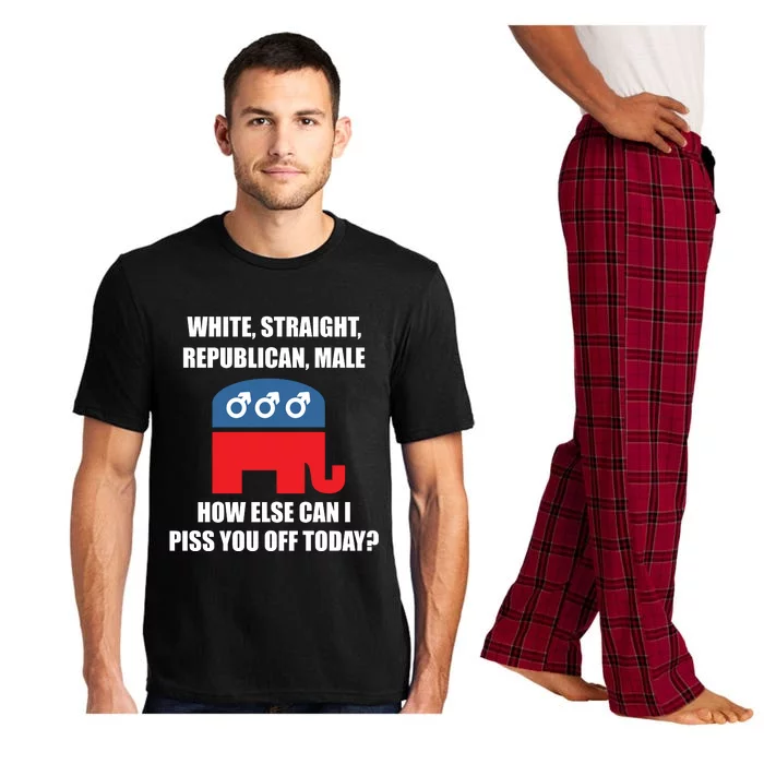 White Male Straight Republican | Funny Republican Gifts Pajama Set