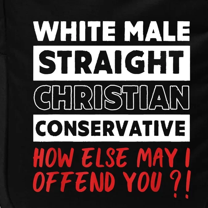 White Male Straight Christian Conservative Republicans Impact Tech Backpack