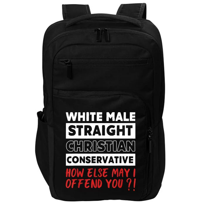 White Male Straight Christian Conservative Republicans Impact Tech Backpack