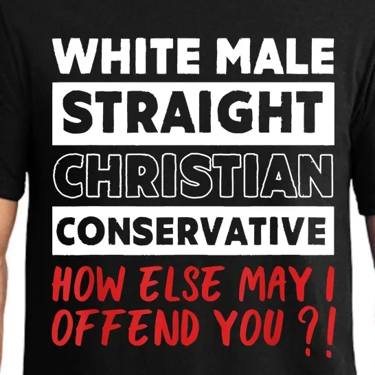 White Male Straight Christian Conservative Republicans Pajama Set