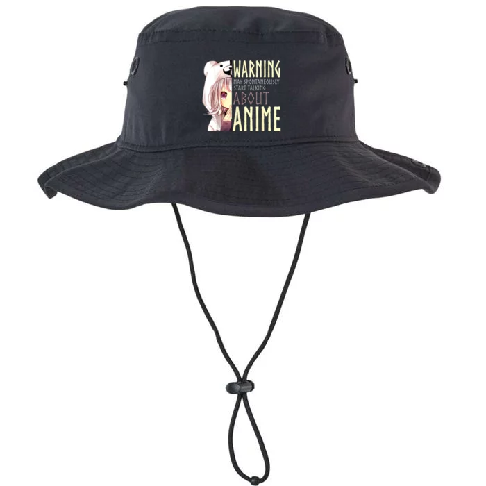 Warning May Spontaneously Start Talking About Anime Legacy Cool Fit Booney Bucket Hat