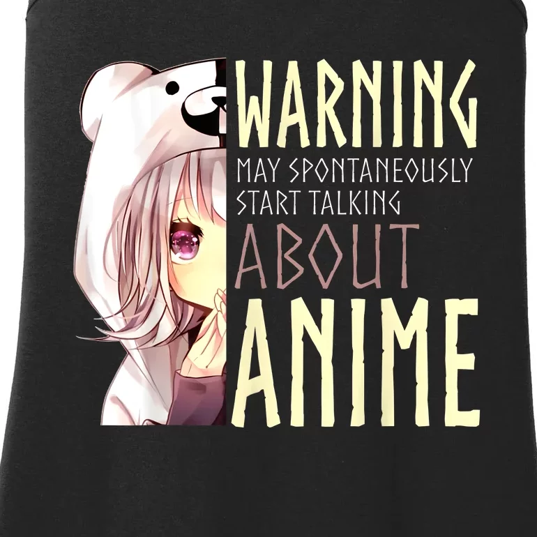 Warning May Spontaneously Start Talking About Anime Ladies Essential Tank