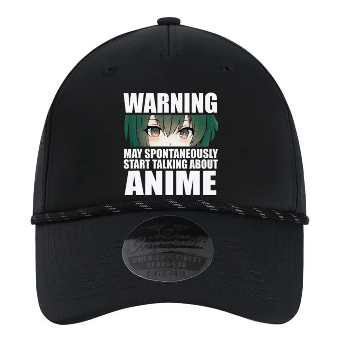 Warning May Spontaneously Start Talking About Anime Performance The Dyno Cap