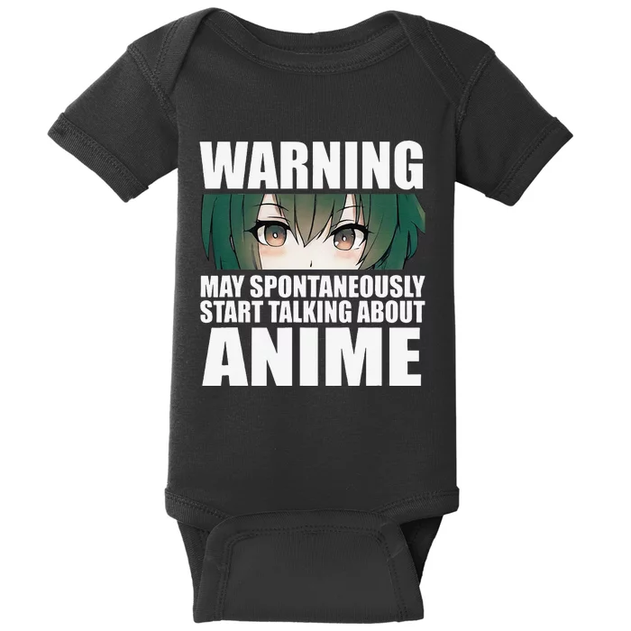 Warning May Spontaneously Start Talking About Anime Baby Bodysuit