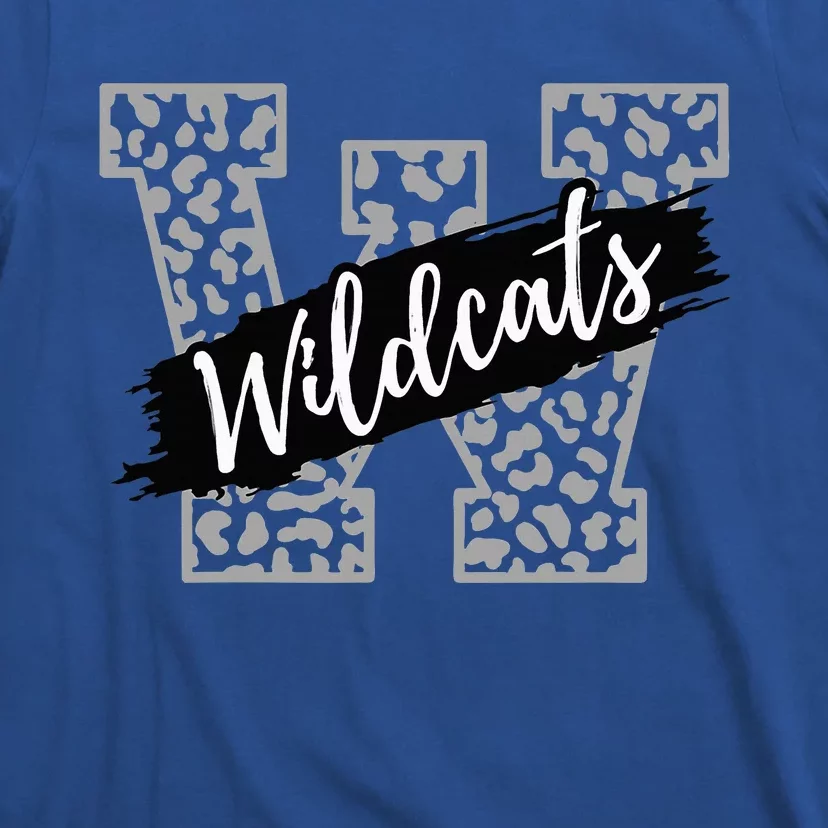 Wildcats Mascot School Sports Spirit Game Day Sport Fan Team T-Shirt