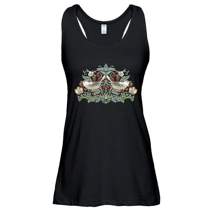 William Morris Strawberry Thief Bird Ladies Essential Flowy Tank