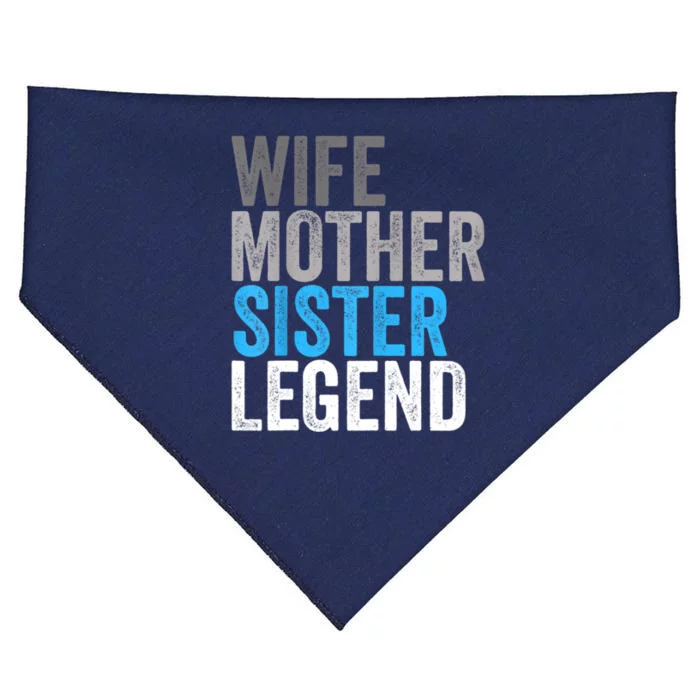 Wife Mother Sister Legend Best Mom Mama Mothers Day USA-Made Doggie Bandana