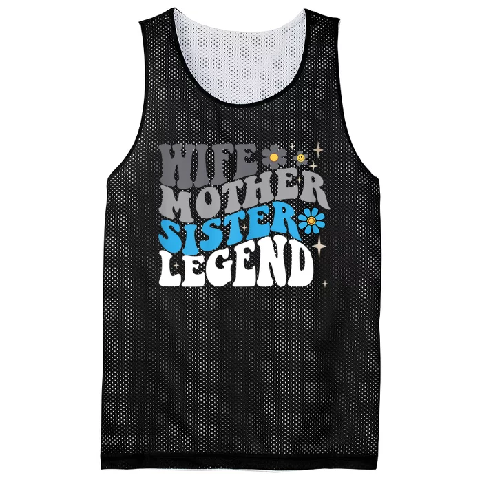 Wife Mother Sister Legend Best Mom Mama Mothers Day Mesh Reversible Basketball Jersey Tank