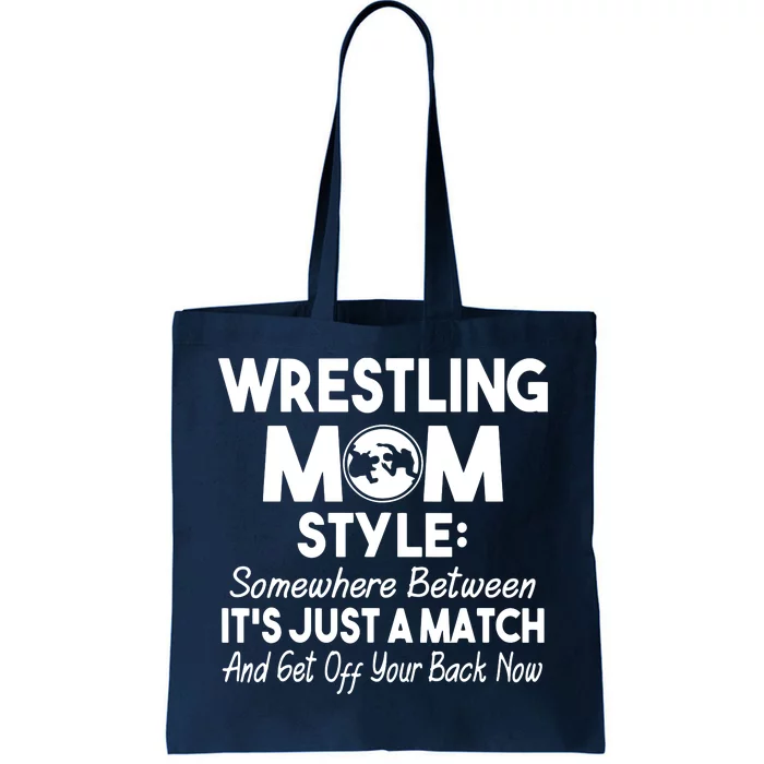 Wrestling Mom Style Funny Gift For Mom Tote Bag