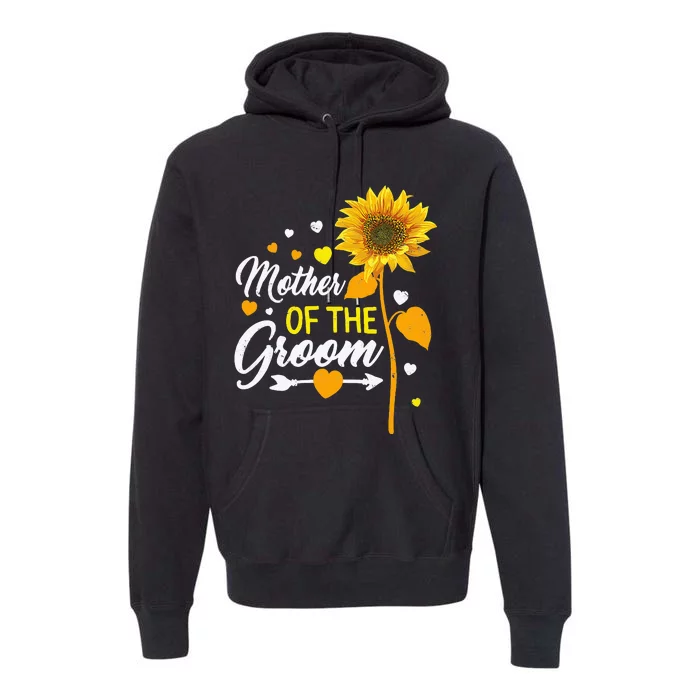 Wedding Matching Tee Mother of the Groom Sister Of The Groom Premium Hoodie