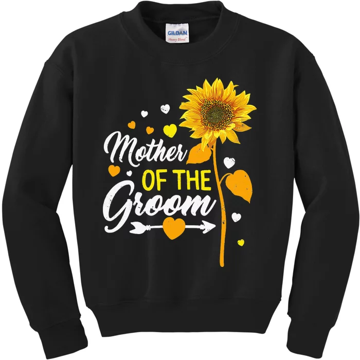 Wedding Matching Tee Mother of the Groom Sister Of The Groom Kids Sweatshirt