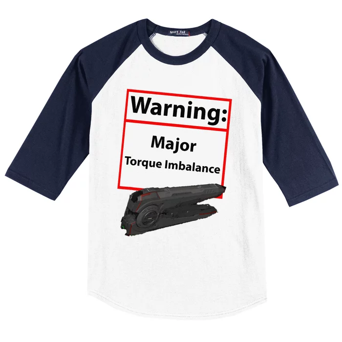 Warning Major Torque Imbalance Baseball Sleeve Shirt