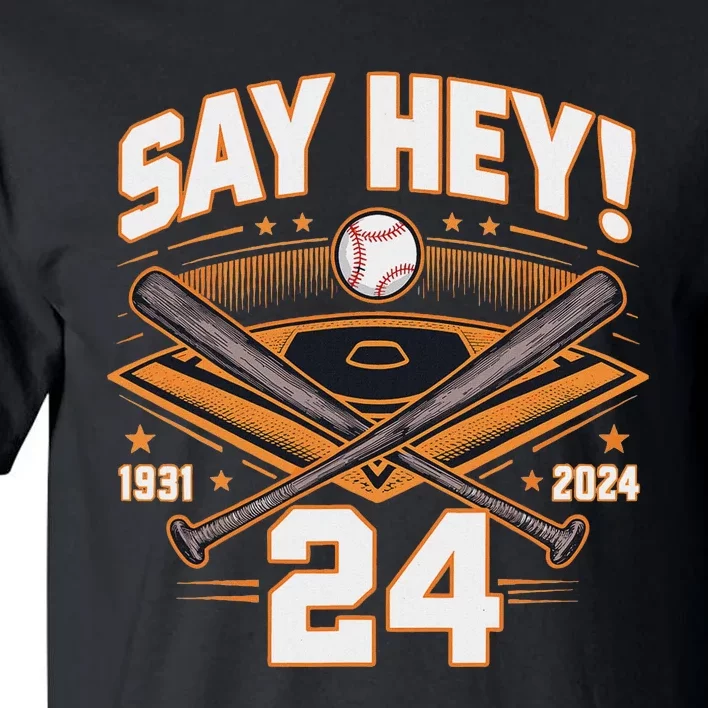 Willie Mays Tribute 19312024 Tall T-Shirt