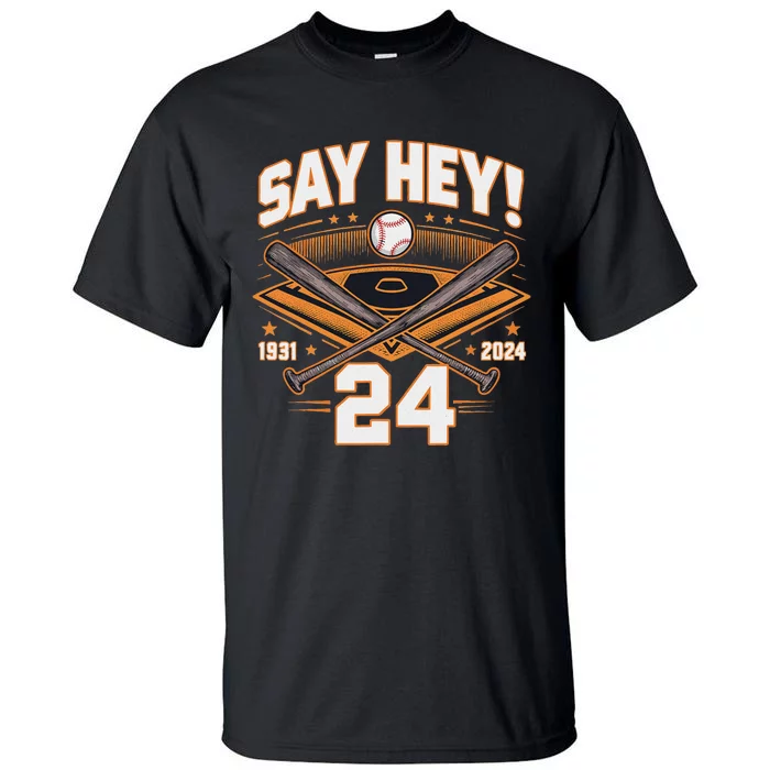 Willie Mays Tribute 19312024 Tall T-Shirt