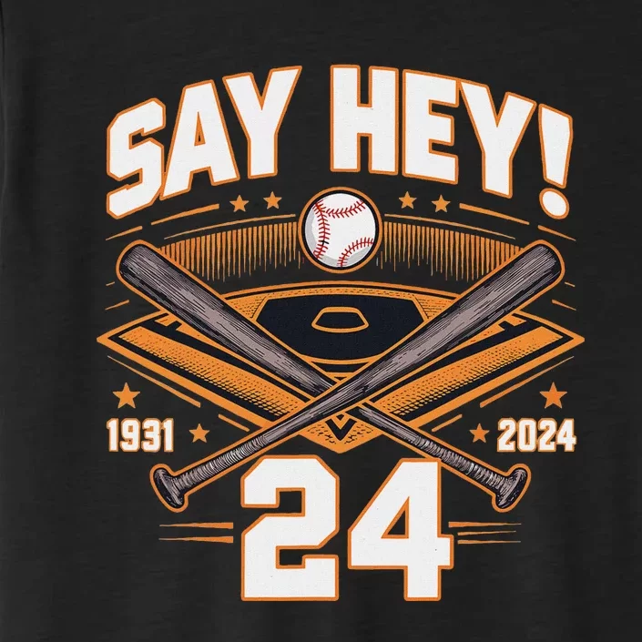 Willie Mays Tribute 19312024 ChromaSoft Performance T-Shirt