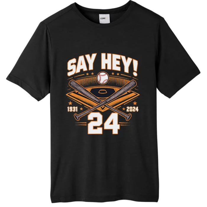 Willie Mays Tribute 19312024 ChromaSoft Performance T-Shirt